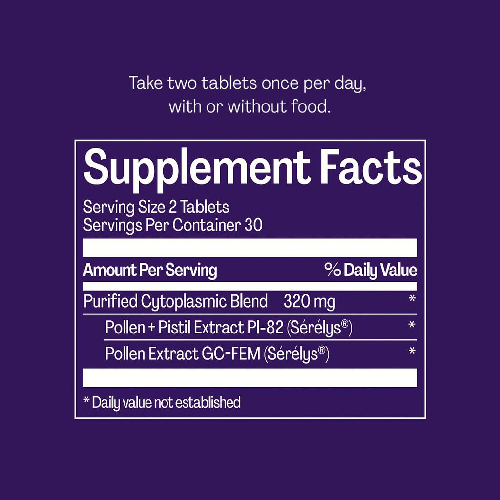 Relizen by Bonafide. Relief from Menopausal Hot Flashes & Night Sweats. — 1-Month Supply (60 Tablets) - FENGGESTORE20