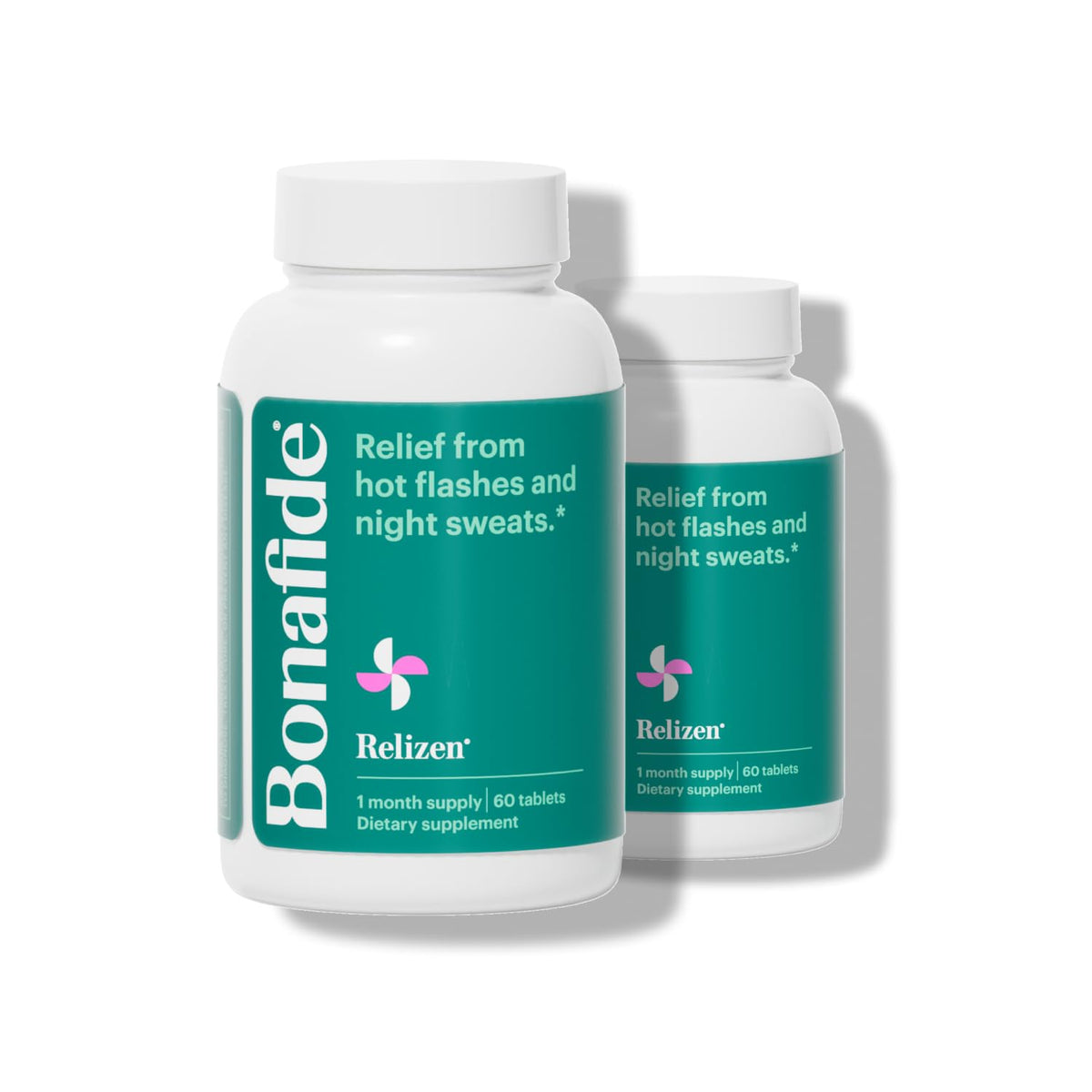 Relizen by Bonafide. Relief from Menopausal Hot Flashes & Night Sweats. — 2-Month Supply (120 Tablets) - FENGGESTORE20