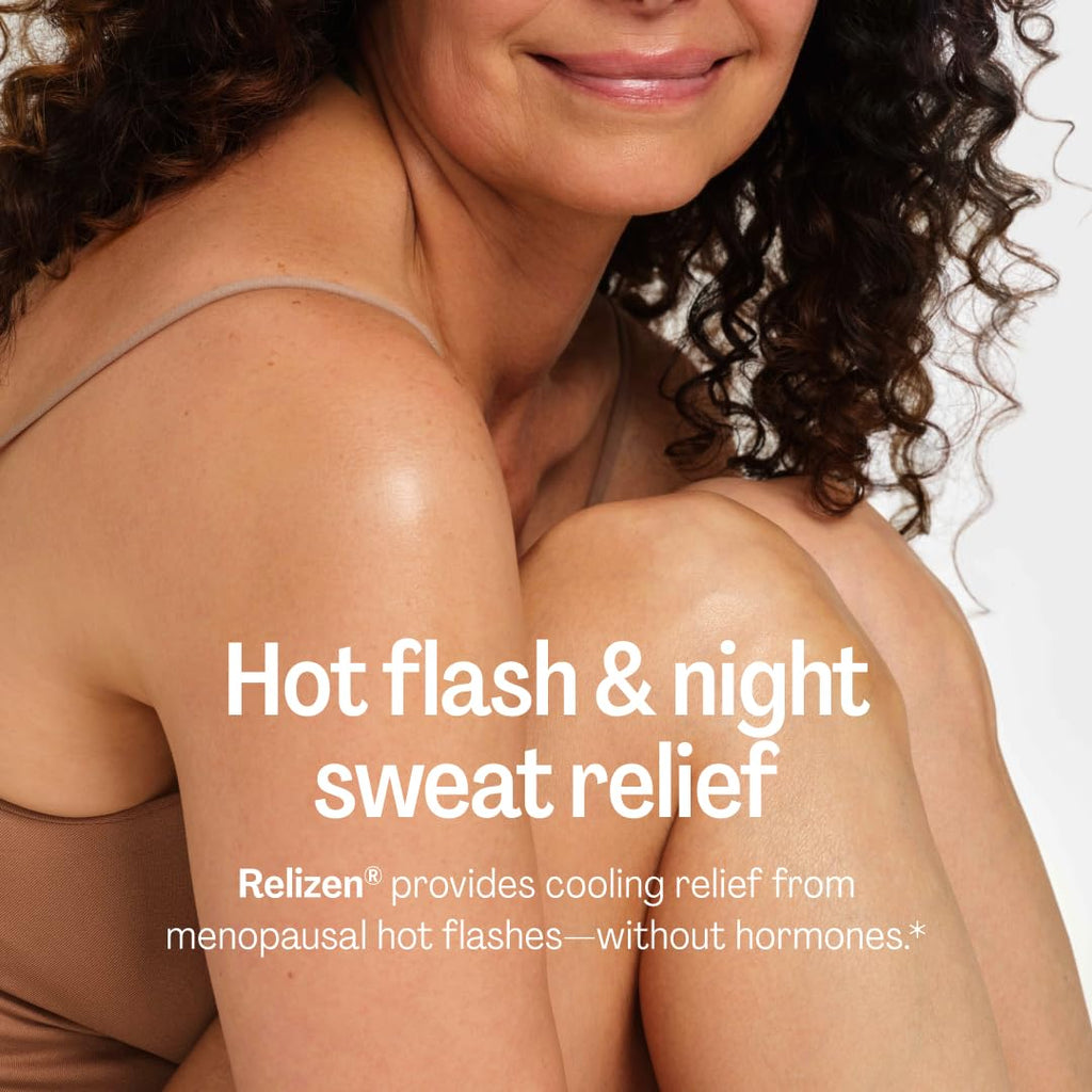 Relizen by Bonafide. Relief from Menopausal Hot Flashes & Night Sweats. — 2-Month Supply (120 Tablets) - FENGGESTORE20
