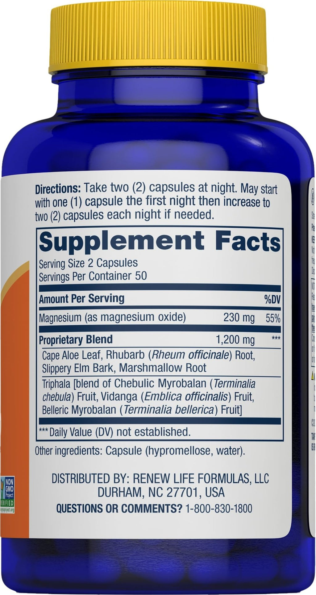 Renew Life Detox Cleanse More, Reduces Bloating and Restores Regularity, Overnight Constipation Relief, Soy - FENGGESTORE20