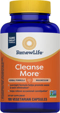 Renew Life Detox Cleanse More, Reduces Bloating and Restores Regularity, Overnight Constipation Relief, Soy - FENGGESTORE20