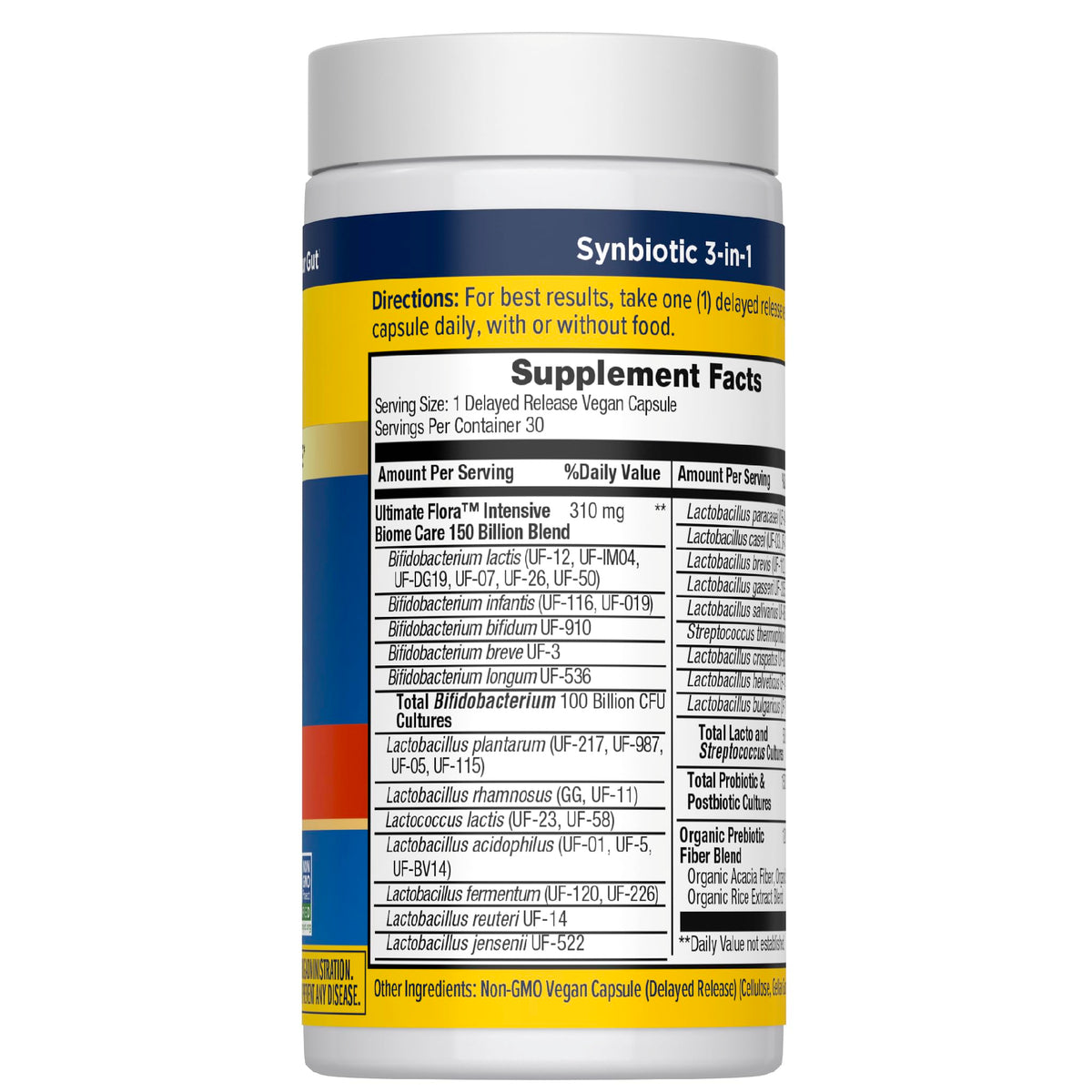 Renew Life Ultimate Flora Adult Ultimate Care Probiotic, 150 Billion, 30 Caps (Package May Vary) - FENGGESTORE20