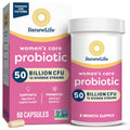 Renew Life Women's Probiotic Capsules, 50 Billion CFU Guaranteed, Supports pH Balance, Vaginal, Urinary, Digestive and Immune Health(2), L. Rhamnosus GG, Dairy, Soy and Gluten-Free, 60 Count - FENGGESTORE20