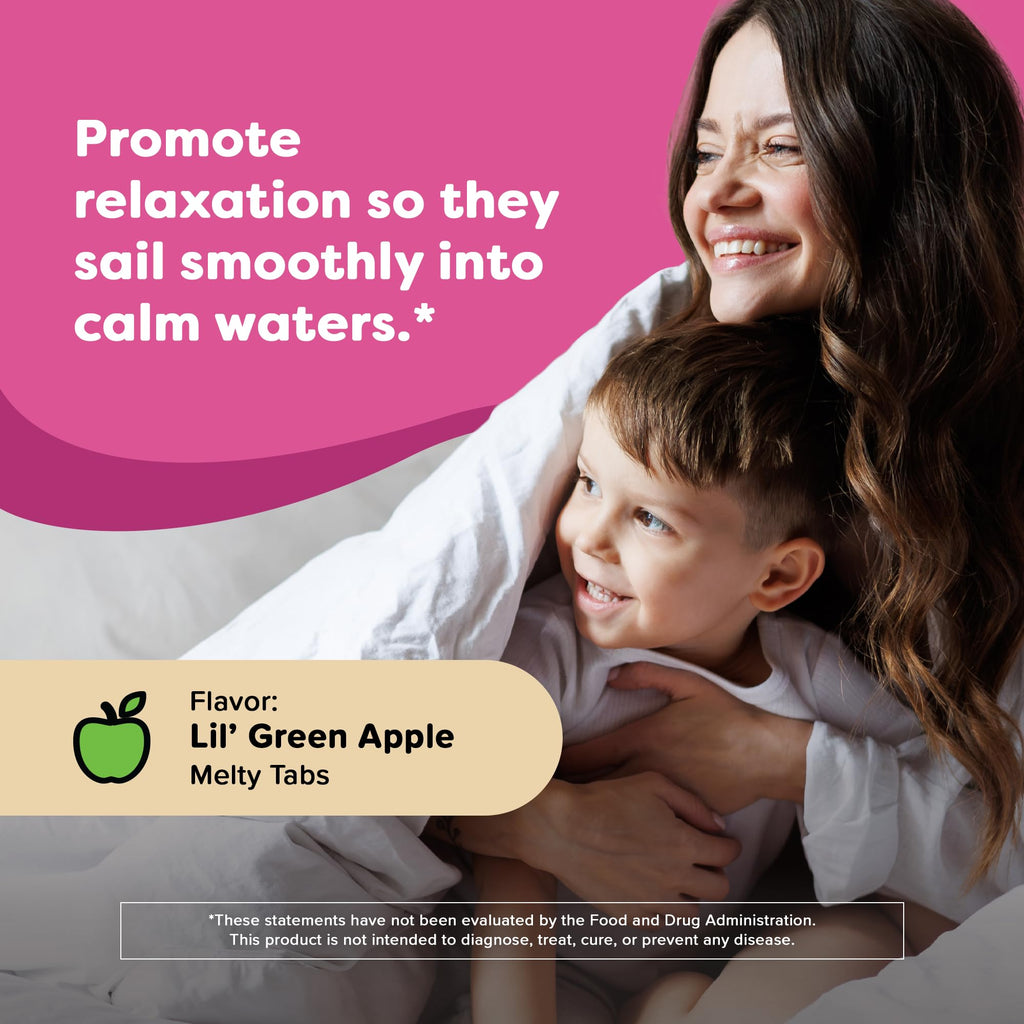 Renzo's Captain Calm Kids Magnesium Supplement with L-Theanine, Dissolvable Kids Vitamins for Relaxation and Mood Support, Sugar-Free Melty Tabs, - FENGGESTORE20