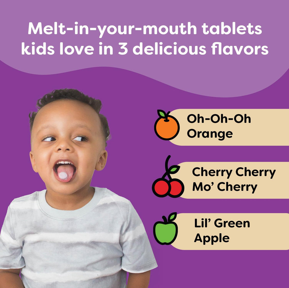 Renzo's Picky Eater Kids Multivitamin with Iron - Dissolvable Kids Vitamins with Iron, Zinc, Vitamin C, Vitamin D, E & K, Sugar-Free Melty Tabs, Orange Flavor - FENGGESTORE20