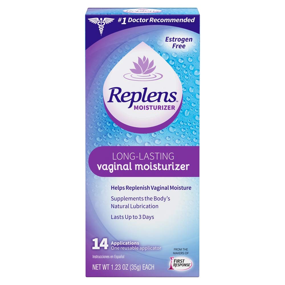 Replens Long-Lasting Vaginal Moisturizer with Reusable Applicator, 1.23 Ounce - FENGGESTORE20
