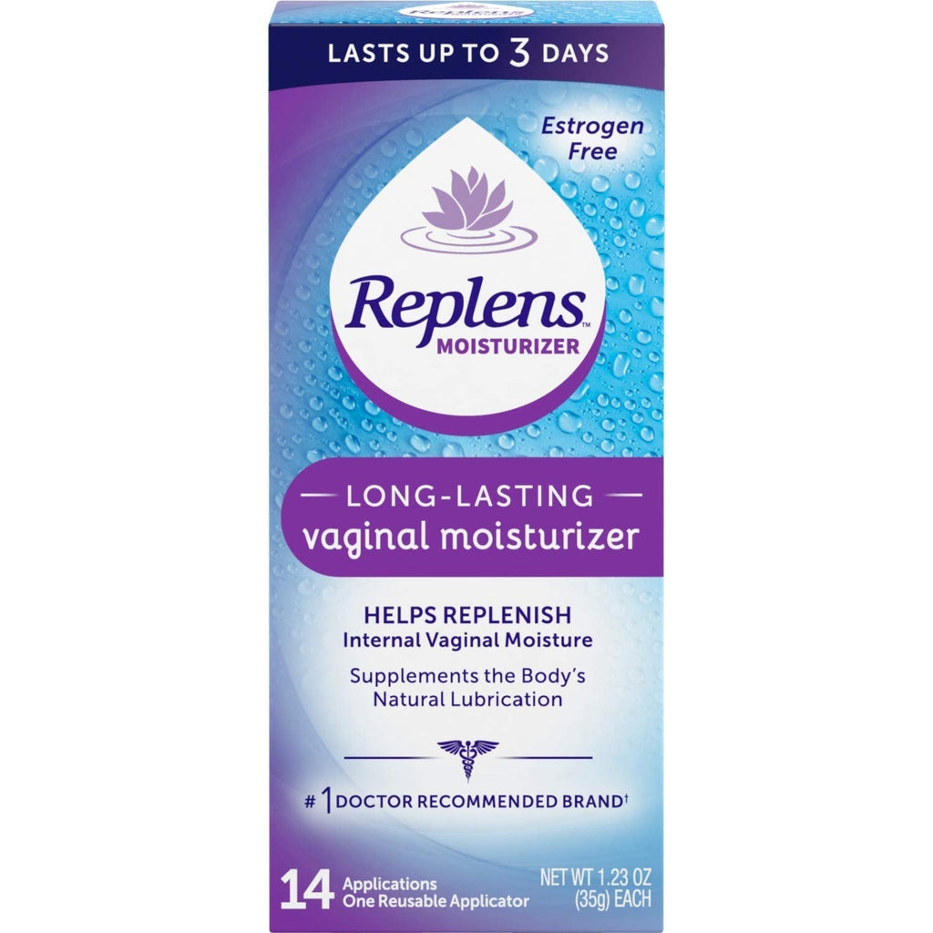 Replens Replens Long Lasting Vaginal Moisturizer, 14 Applications 1.23 oz (Pack of 2) - FENGGESTORE20