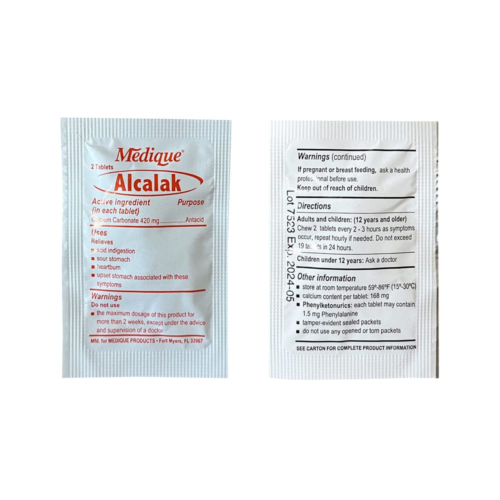 Rescue Essentials Medications Dose Pack–First Aid Refill Kit with Ibuprofen, Acetaminophen, Aspirin, Antihistamine, Anti-Diarrheal & Antacid– Compact Emergency Travel & IFAK Supply-1 Module (30 Doses) - FENGGESTORE20