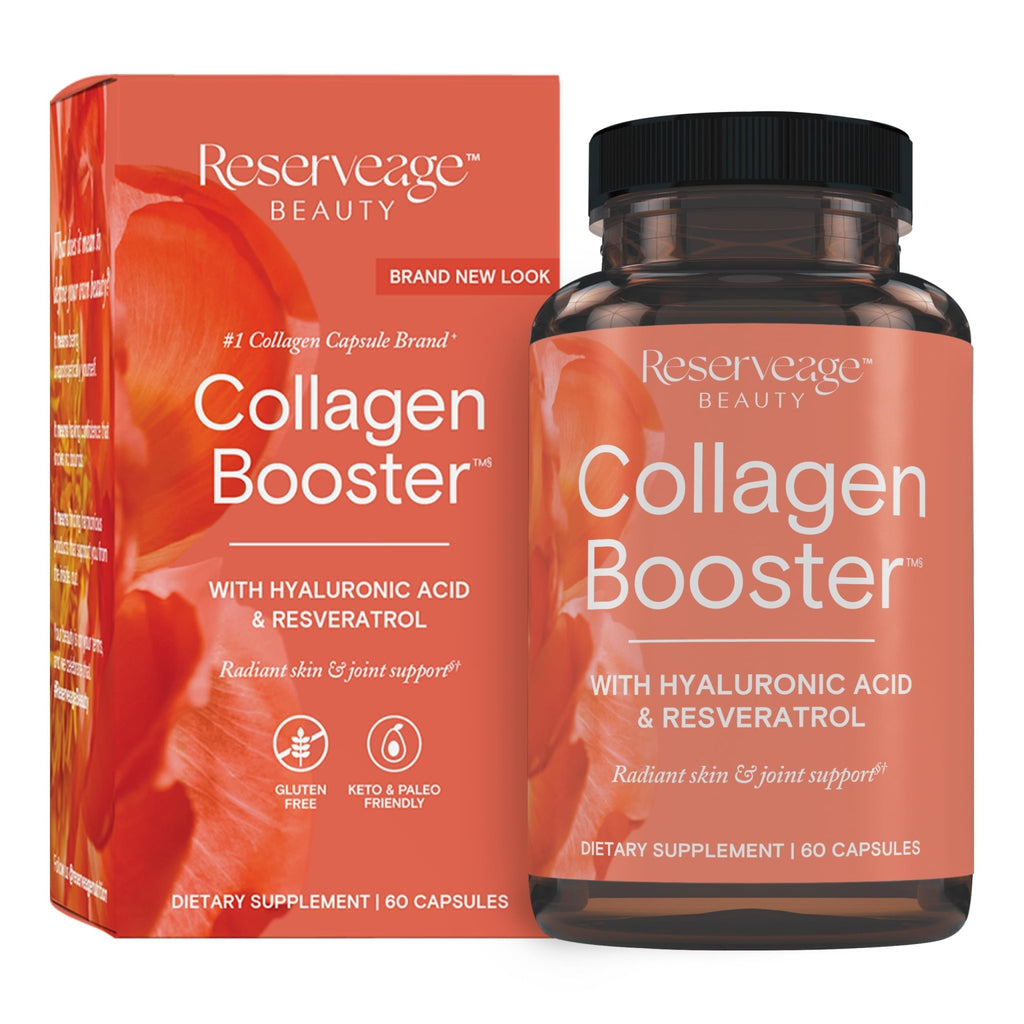 Reserveage Beauty Collagen Booster - Supplement for Skincare & Joint Health - Supports Healthy Collagen Production for Women - 60 Capsules (30 Servings) - FENGGESTORE20