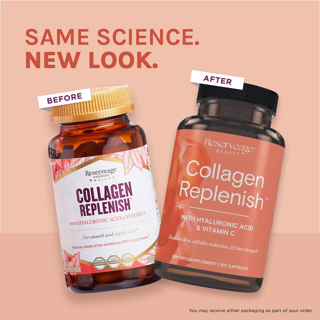 Reserveage Beauty Collagen Replenish - Collagen Booster & Supplement for Healthy Skin Care & Hair Growth - FENGGESTORE20