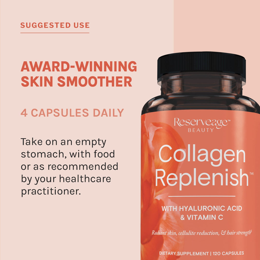Reserveage Beauty Collagen Replenish - Collagen Booster & Supplement for Healthy Skin Care & Hair Growth - FENGGESTORE20