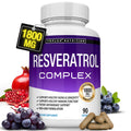 Resveratrol Supplement 1800 mg Antioxidant Complex - Highly Potent Natural Trans-Resveratrol Pills for Healthy Aging, Overall Health Support, Immune System - FENGGESTORE20