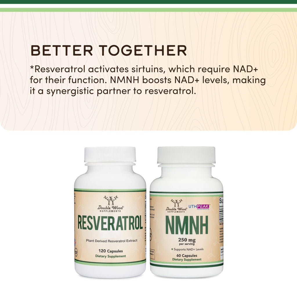 Resveratrol Supplement 500mg Per Serving, 120 Capsules (Resveratrol Polygonum Root Extract Providing 50% Trans Resveratrol) - FENGGESTORE20