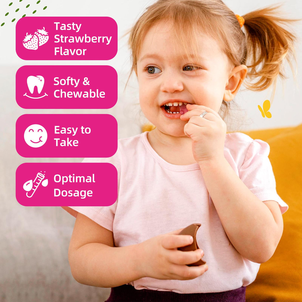 ReviNutra Magnesium Gummies for Kids - Magnesium Glycinate Gummies with L-Theanine, Chamomile, Vitamin B6, D for Kids & Adults Sleep - FENGGESTORE20