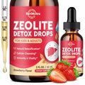 ReviNutra Zeolite Detox for Kids and Adults, Clinoptilolite Zeolite Liquid Drops with Chlorella, - FENGGESTORE20