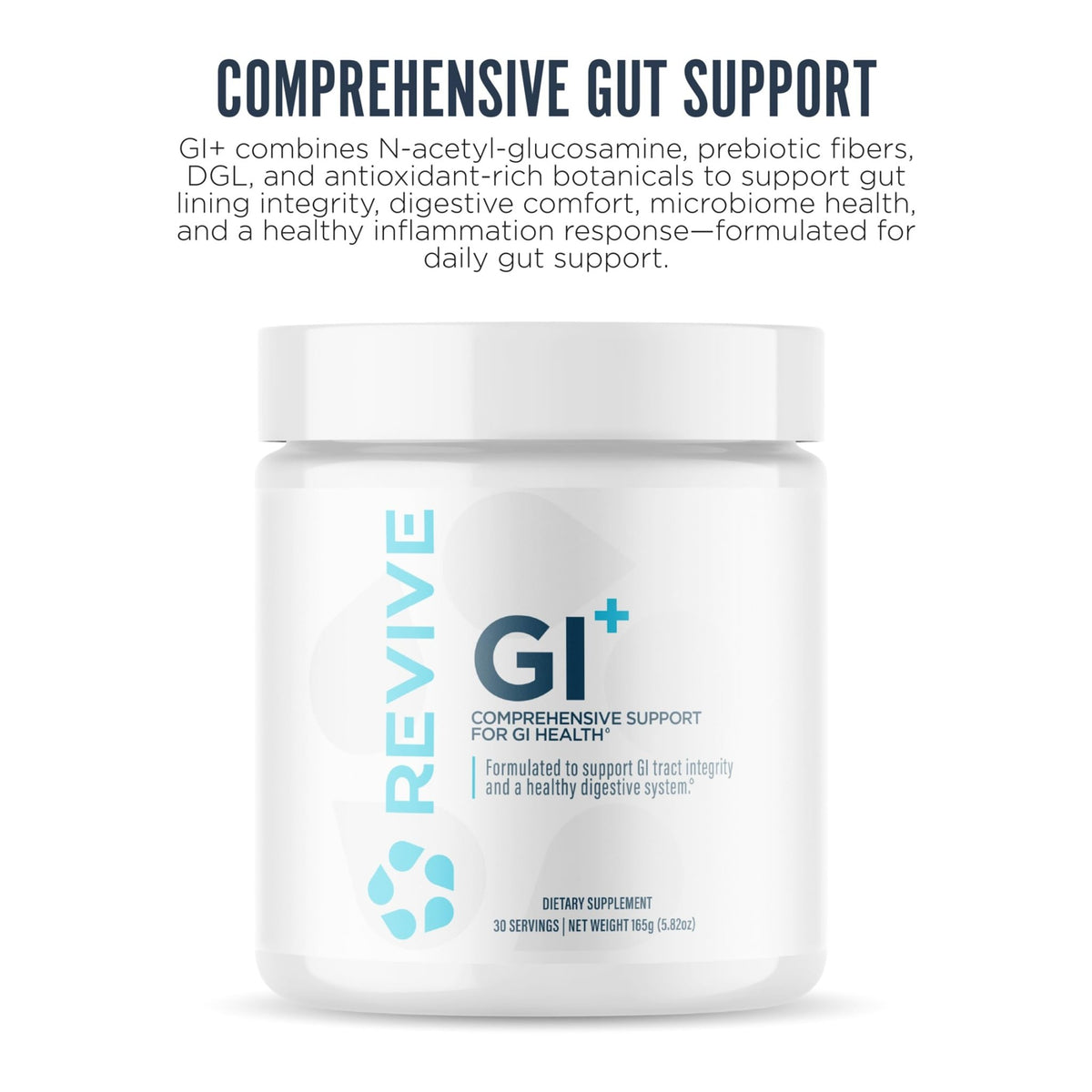 Revive MD Digestive Health Supplement, GI Plus (30 Servings) - Supports Gut Health for Women & Men - Promotes Regularity & Bowel Function - FENGGESTORE20