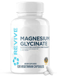 Revive MD Pure Magnesium Glycinate 200mg – High Absorption Supplement for Relaxation, Stress Relief, Sleep & Memory Support – Promotes Strong Bones - FENGGESTORE20