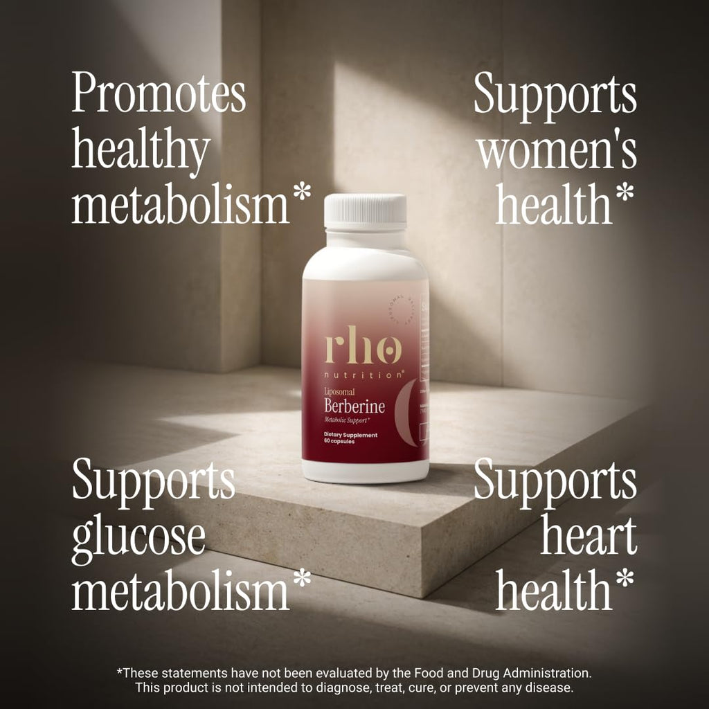 Rho Nutrition Liposomal Berberine Capsules - Ultra High Absorption Supplement – Supports Immune Function, Gut Health and Metabolic - FENGGESTORE20