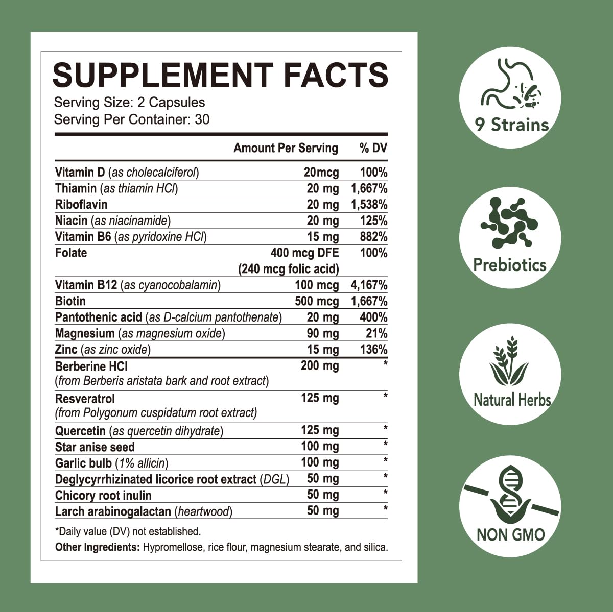 Rigma Herbal BEE Gut Health - Gas and Bloating Relief, Constipation, Leaky Gut Repair - Gut Cleanse & Restore Digestion - FENGGESTORE20