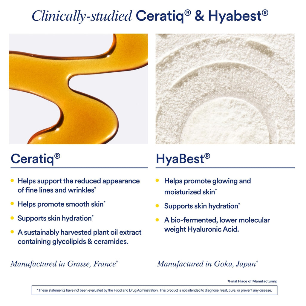 Ritual Hyaluronic Acid Skin Supplement - With Hyabest® and Ceratiq® - HyaCera Clinically Proven to Reduce Wrinkles, Fine Lines & Improve Skin Smoothness - FENGGESTORE20