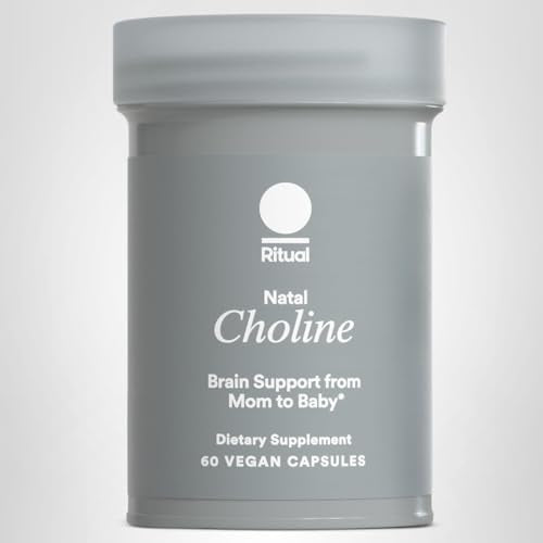 Ritual Natal Choline Supplement - 550mg - to Support Baby’s Cognitive Function When Taken During Pregnancy and Postpartum Choline Content in Breastmilk - FENGGESTORE20