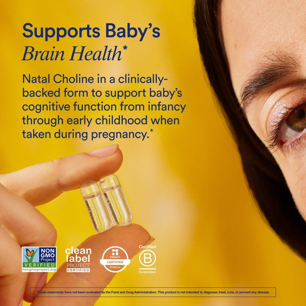 Ritual Natal Choline Supplement - 550mg - to Support Baby’s Cognitive Function When Taken During Pregnancy and Postpartum Choline Content in Breastmilk - FENGGESTORE20
