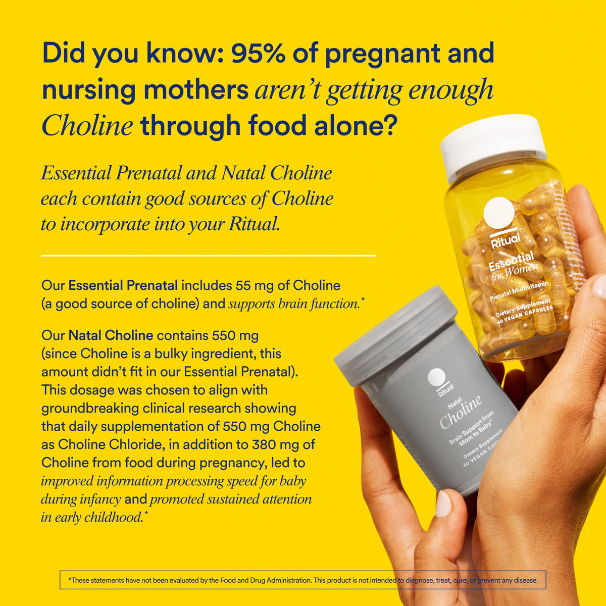 Ritual Prenatal Multivitamin For Women - Key Essential Vitamins and Minerals To Support Mom and Baby During Pregnancy* - Folate, Choline, Omega-3 DHA - FENGGESTORE20