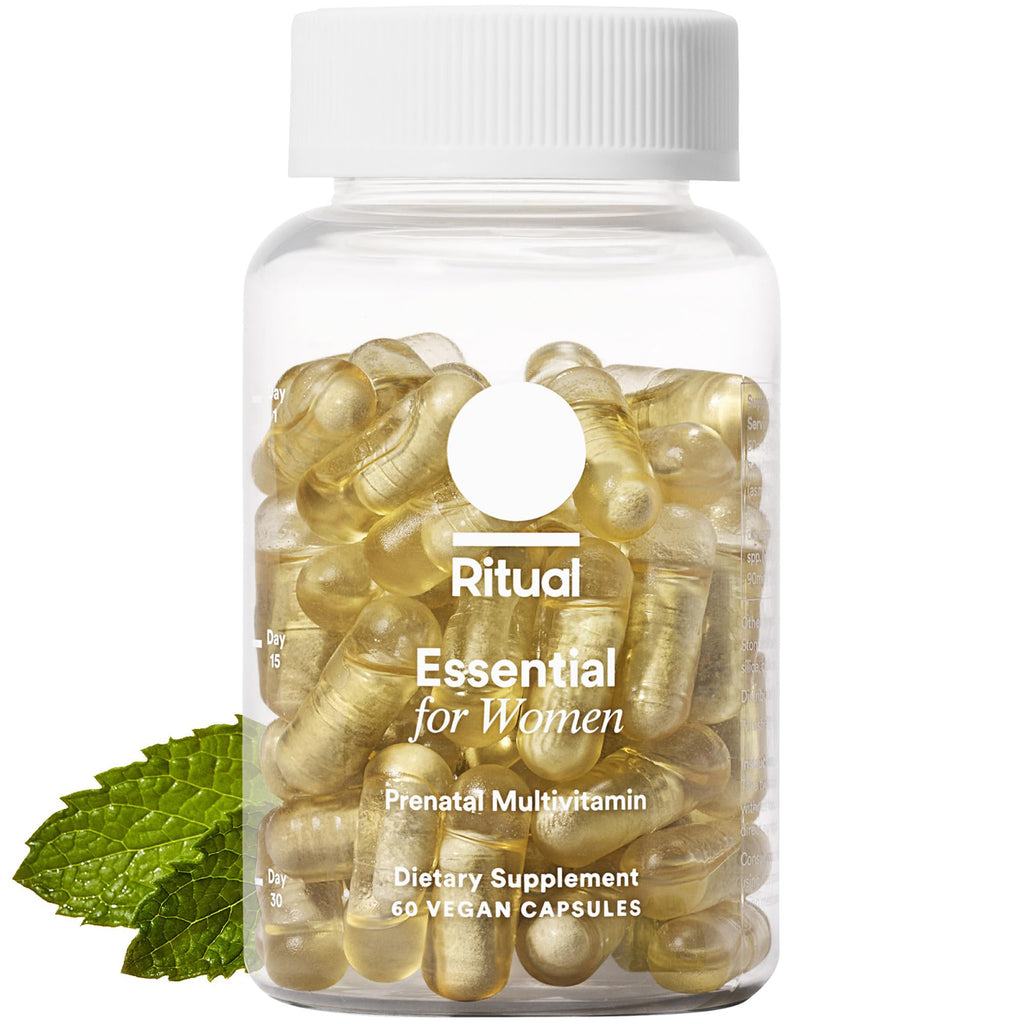 Ritual Prenatal Multivitamin for Women - Key Essential Vitamins and Minerals to Support Mom and Baby During Pregnancy* - Folate, Choline, Omega-3 DHA, Iron - FENGGESTORE20