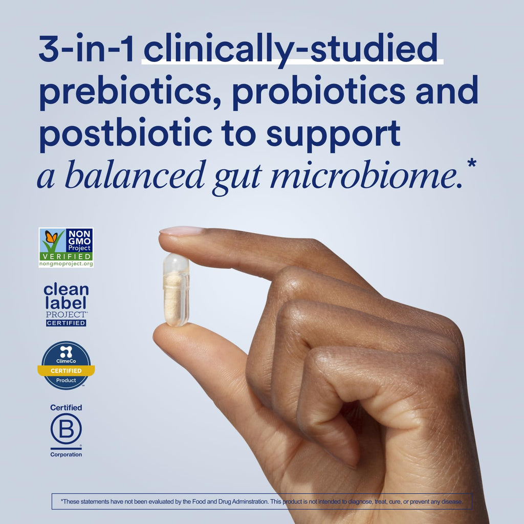 Ritual Synbiotic - Complete 3-in-1 Probiotic, Prebiotic, Postbiotic - for Women and Men - to Support Gut, Digestive Health, Regularity, Bloating - FENGGESTORE20