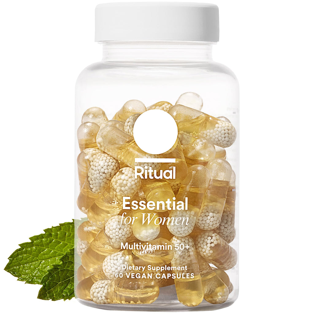 Ritual Women’s 50+ Daily Multivitamin - Key Essential Vitamins and Minerals to Support Menopause, Energy, Heart, Bone, Brain Health* - Including Folate - FENGGESTORE20