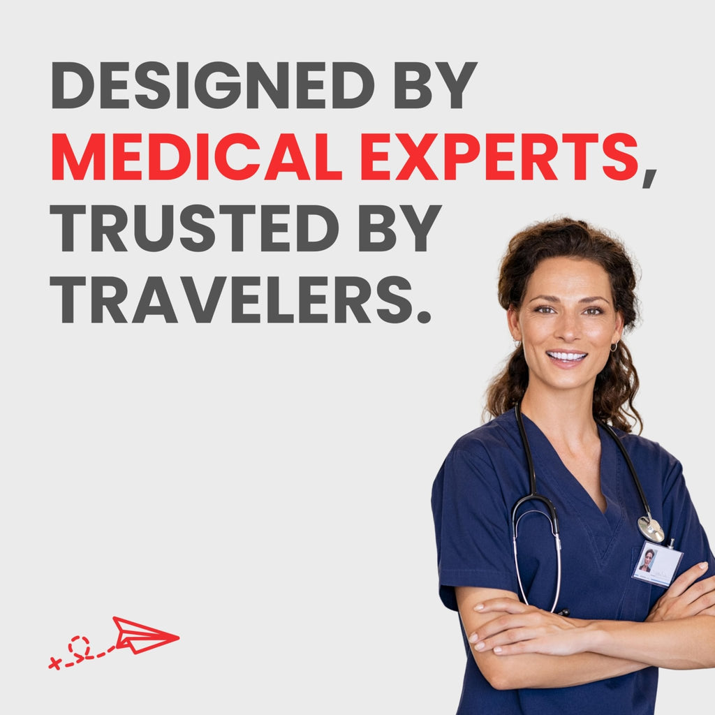 Roamwell Essential Travel Medicine Kit, OTC Travel Medication, TSA Approved (Business | 18 Tablets) - FENGGESTORE20