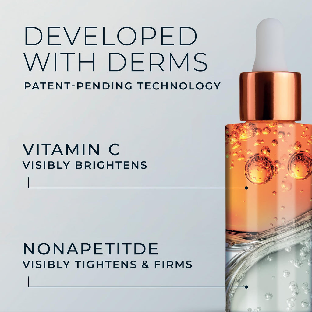 RoC Multi Correxion Revive + Glow 10% Active Vitamin C Serum for Face, Daily Anti-Aging Wrinkle and Skin Tone Skin Care - FENGGESTORE20