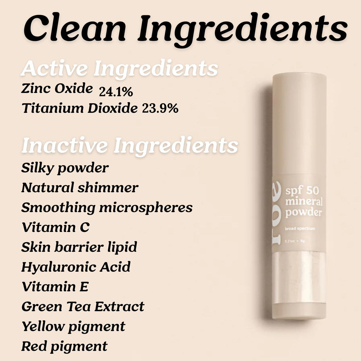 Roe Wellness- Kids SPF 50 Brush On Mineral Sunscreen Powder EWG, Reef-Friendly, Easy to Apply for Kids, Babies & Parents - FENGGESTORE20