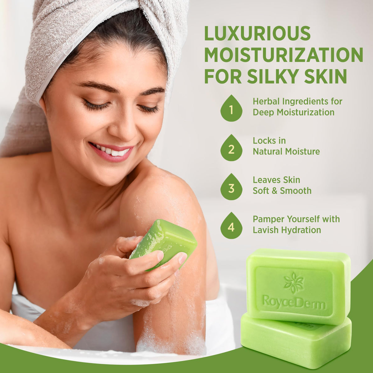 Roycederm Antifungal Bar Soap - Tea tree Oil Soap - Athlete’s Foot Treatment for Jock Itch & Ringworm - FENGGESTORE20
