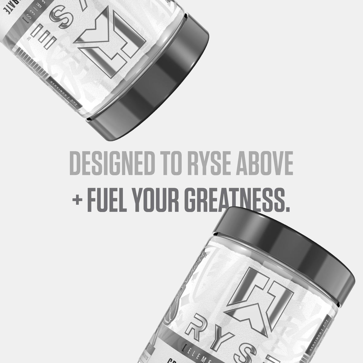 RYSE Creatine Monohydrate Powder - Unflavored - Supports Men & Women Lean Muscle Growth, Strength, Power, and Endurance - Helps Reduce Fatigue - FENGGESTORE20