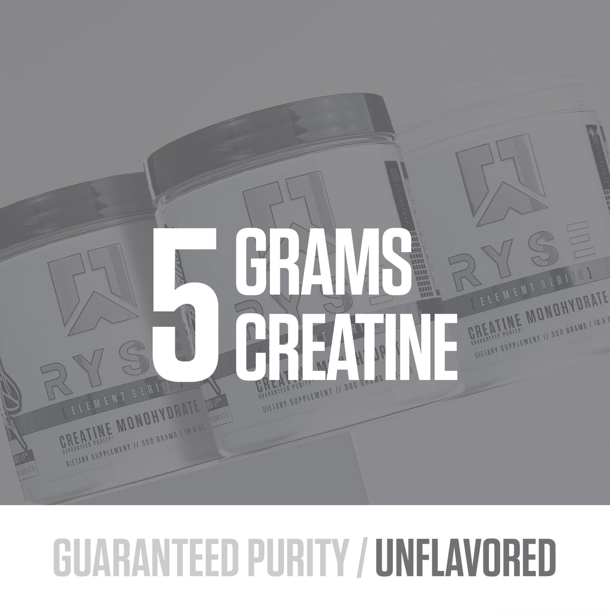 RYSE Creatine Monohydrate Powder - Unflavored - Supports Men & Women Lean Muscle Growth, Strength, Power, and Endurance - Helps Reduce Fatigue - FENGGESTORE20