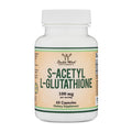 S-Acetyl L-Glutathione Capsules - 100mg, 60 Count (Acetylated Glutathione Antioxidant - More Absorbable Than Glutathione and Liposomal Glutathione, Non-GMO and Gluten Free) by Double Wood - FENGGESTORE20