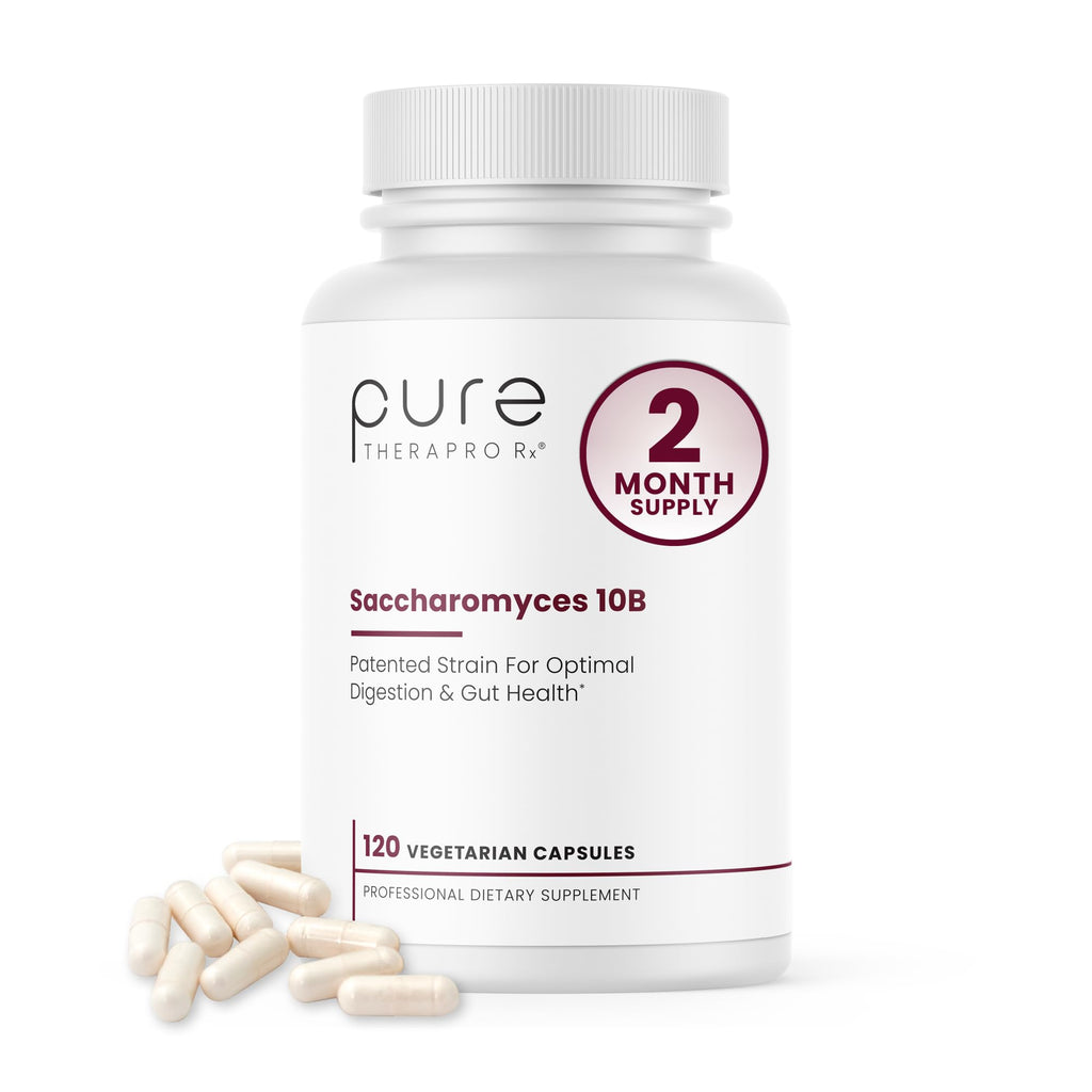 Saccharomyces Boulardii Probiotics 10 Billion CFU Made in USA | No Fillers Patented Strain: Lynside CNCM I-3799 Probiotics for Men and Women - FENGGESTORE20