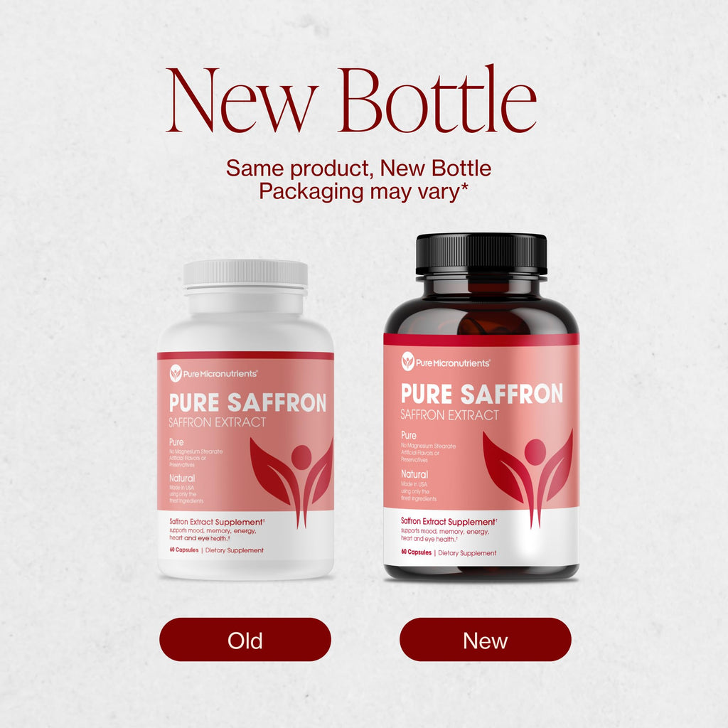 Saffron Supplements - 100% Pure Saffron Extract Capsules - Boost Energy & Mood, Support Eye & Heart Health - FENGGESTORE20