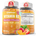 Safgumjel Vitamin B2 Gummies | Riboflavin 400mg with Magnesium & CoQ10 for Migraine Relief & Headache Relief | Sugar Free, Vegan, Strawberry Flavor, 60 Count - FENGGESTORE20