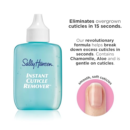 Sally Hansen Instant Cuticle Remover™, Nail Treatment, Fast Drying, Contains Aloe and Chamomile - FENGGESTORE20