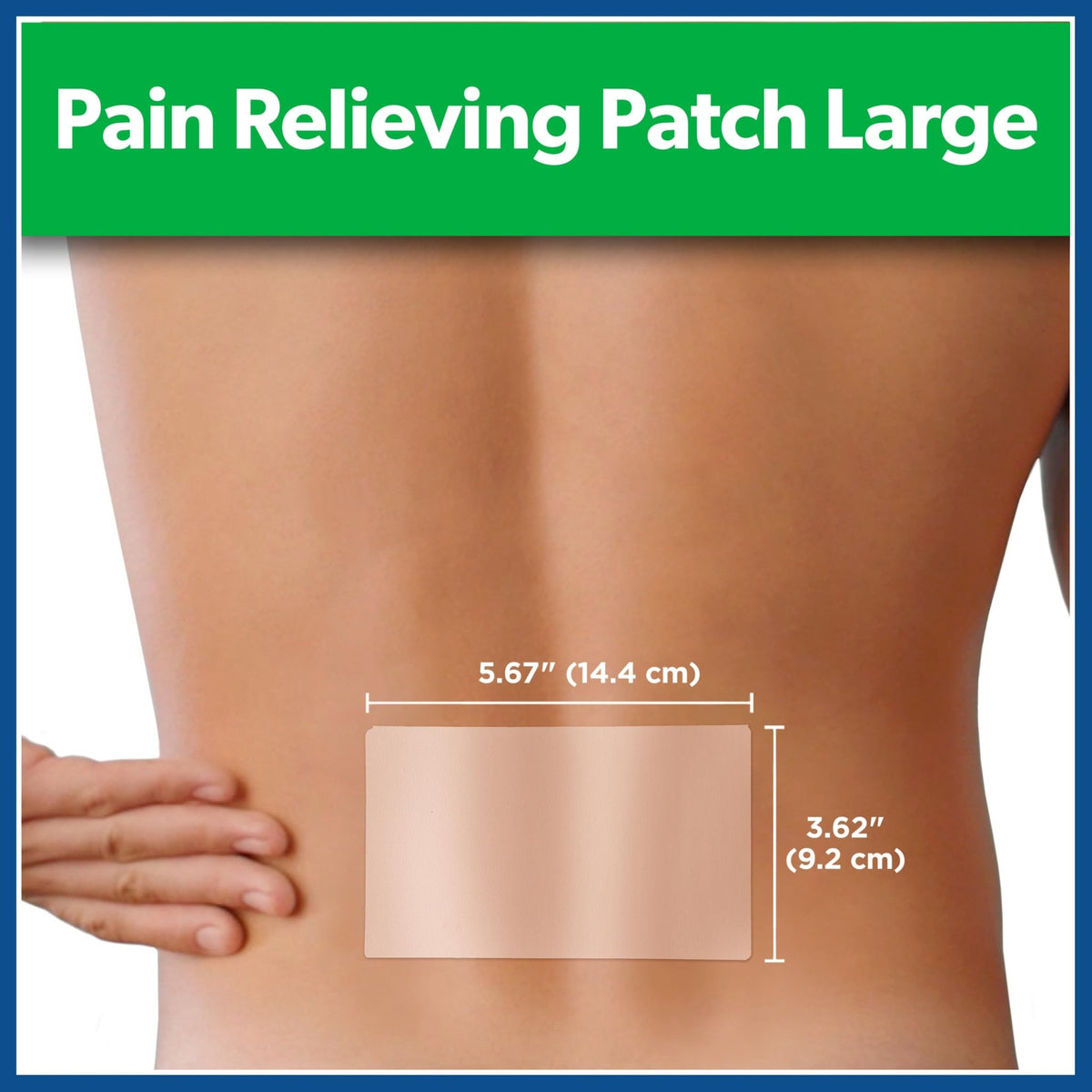 Salonpas Pain Relieving Patch, Large, 6 Count, for Back, Neck, Shoulder, Knee Pain and Muscle Soreness, 8 Hour Pain Relief - FENGGESTORE20