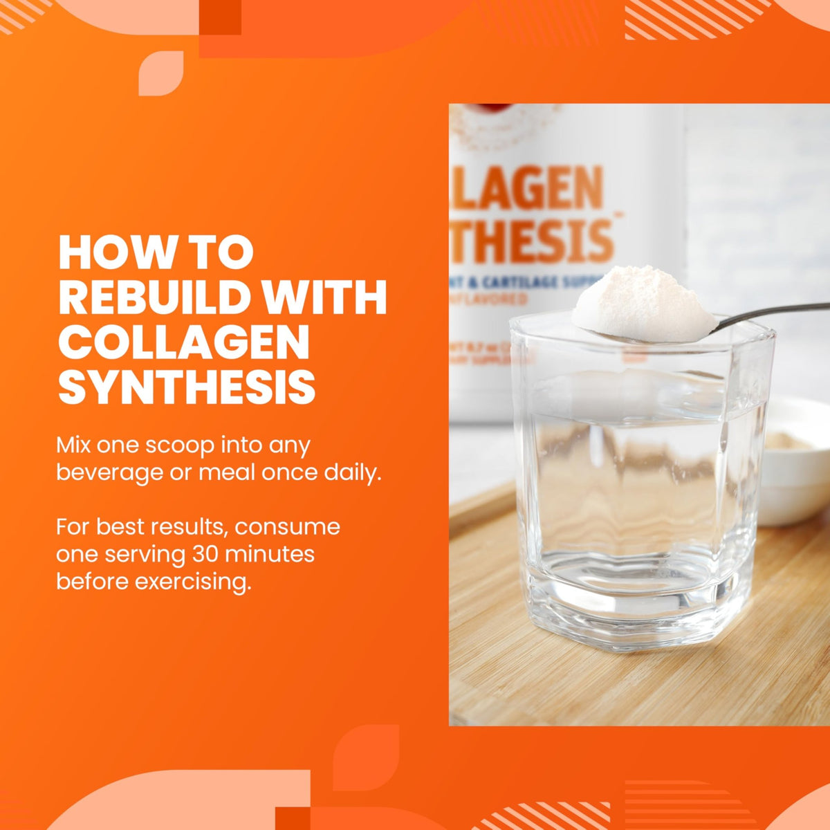 SaltWrap Collagen Synthesis - Collagen Peptides for Joints with Fortigel, Tendoforte, Best Collagen Powder for Tendons, Ligaments - FENGGESTORE20