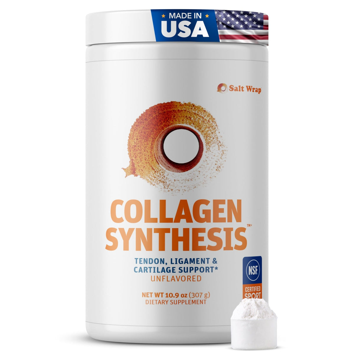 SaltWrap Collagen Synthesis - Collagen Peptides for Joints with Fortigel, Tendoforte, Best Collagen Powder for Tendons, Ligaments - FENGGESTORE20