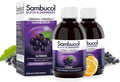 Sambucol Black Elderberry Syrup - Black Elderberry Liquid, Immune Support for Kids and Adults, High Antioxidants, Gluten Free - FENGGESTORE20