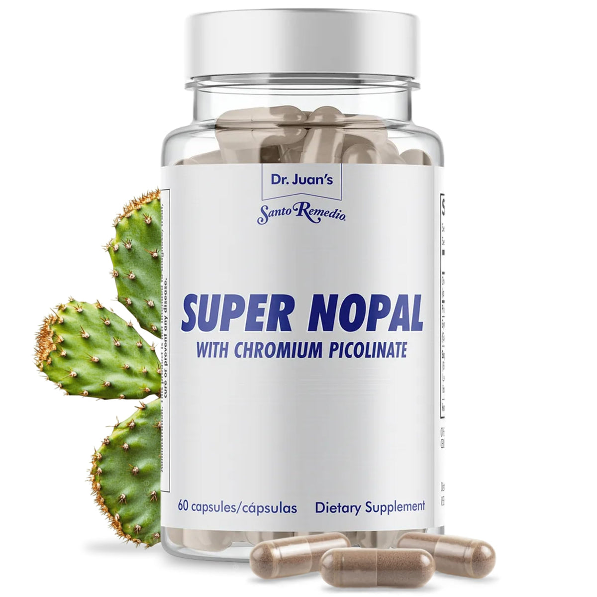Santo Remedio Super Nopal, Exclusive Formula with Nopal, Gurmar (Gymnema Silvestre), - FENGGESTORE20