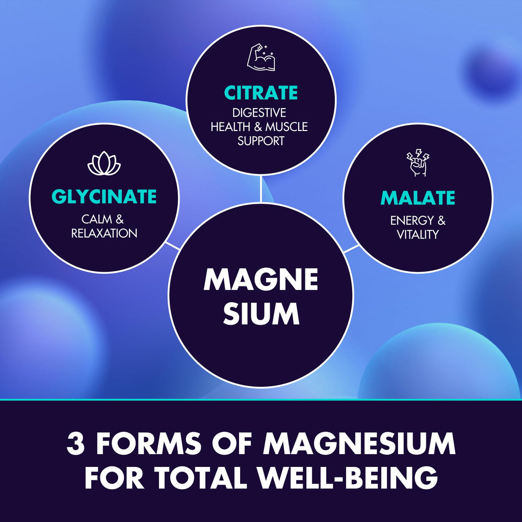 Secret Element Magnesium Glycinate 2150MG Gummies for Women and Men, High Absorption Magnesium Glycinate, Citrate, Malate Gummies for Adults & Kids, Sleep Support, Sugar Free, Vegan, 60 Chews, Orange - FENGGESTORE20