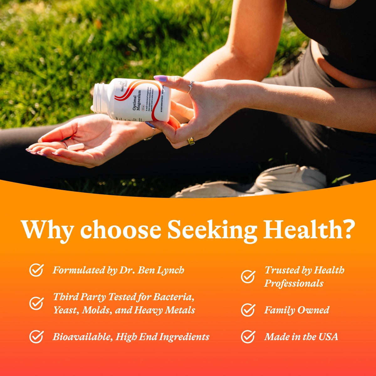 Seeking Health Optimal Magnesium - Mineral Supplement Aids Optimal Magnesium Absorption - Bioavailable Forms of Magnesium for Energy, - FENGGESTORE20