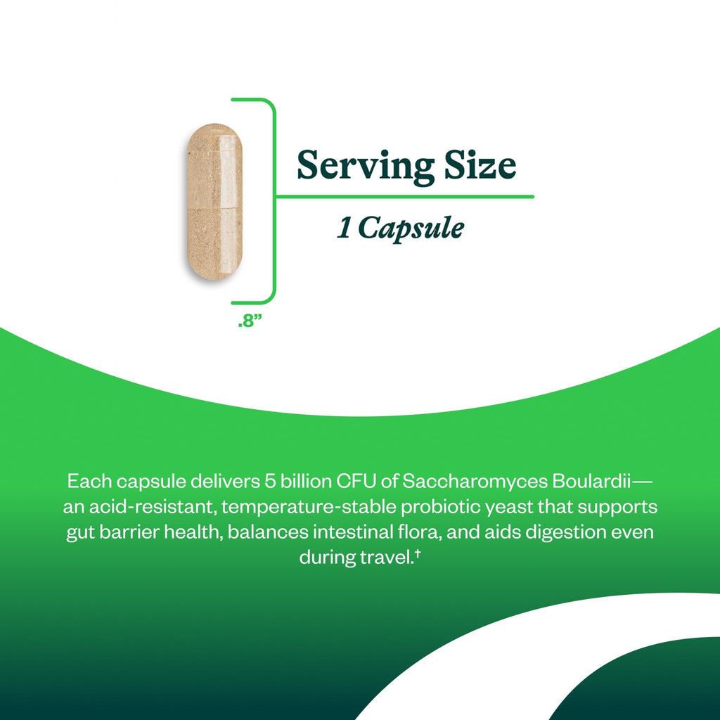 Seeking Health Saccharomyces Boulardii - Gentle Digestive Support for Healthy Bowel Movements* - Supports a Good GI Tract Environment & Microbiome While Traveling* - FENGGESTORE20