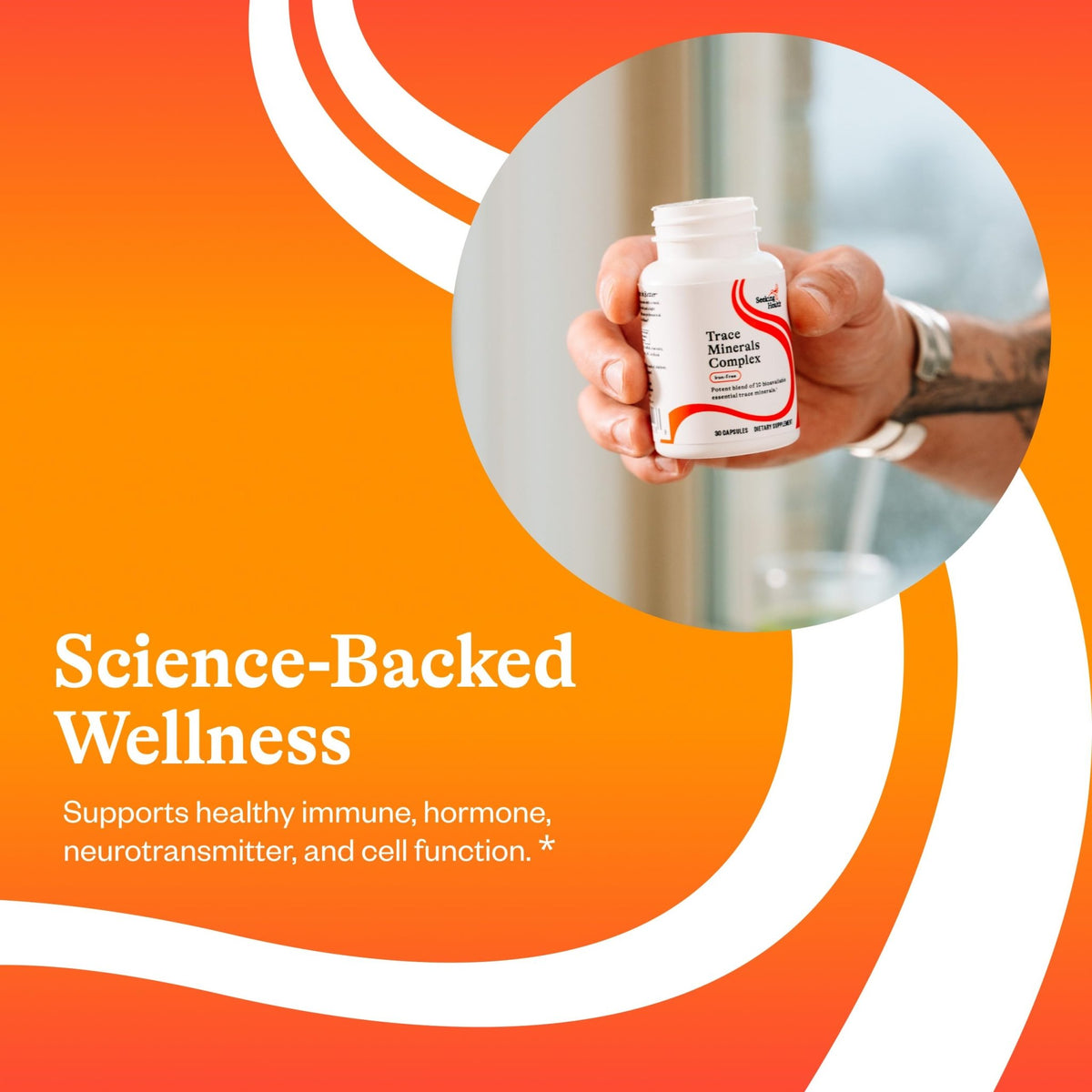Seeking Health Trace Minerals Complex - Includes 10 Essential Trace Minerals - Mineral Supplement Supports Immune & Nervous System - FENGGESTORE20
